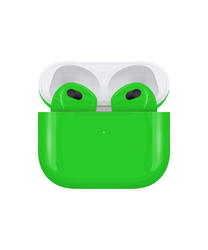 Caviar Customized Apple Airpods (3rd Generation) Glossy Neon Green